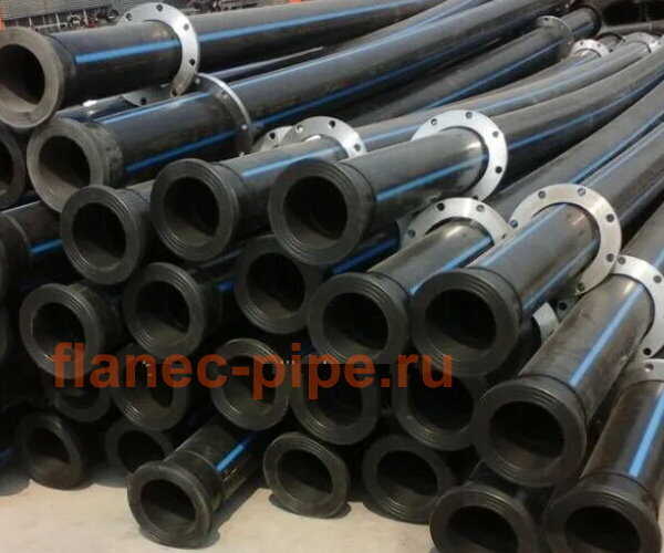 Труба ПЭ 100 63 мм с фланцами в Чебоксарах